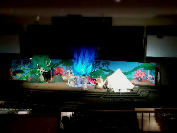 Vacation Bible School stage set